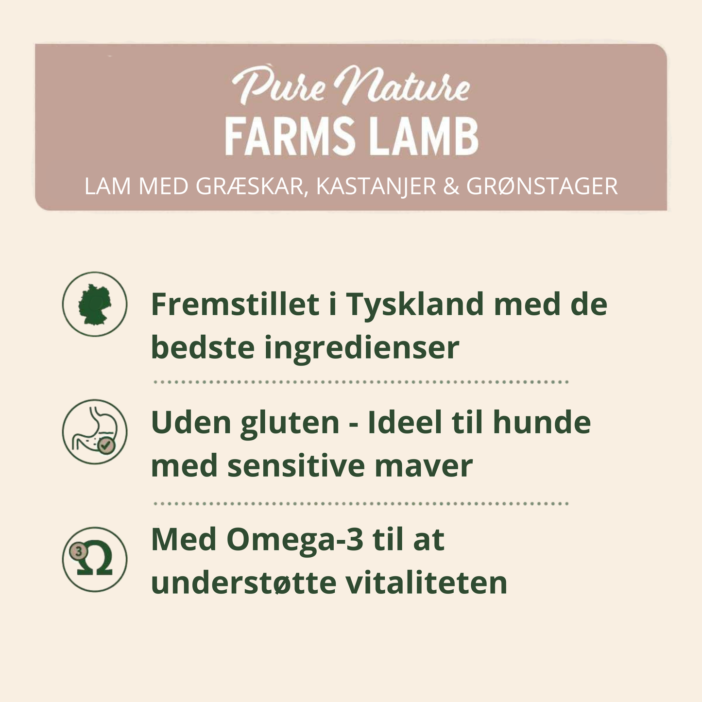 AniForte Vådfoder Farms Lam (Lam med græskar) 400g