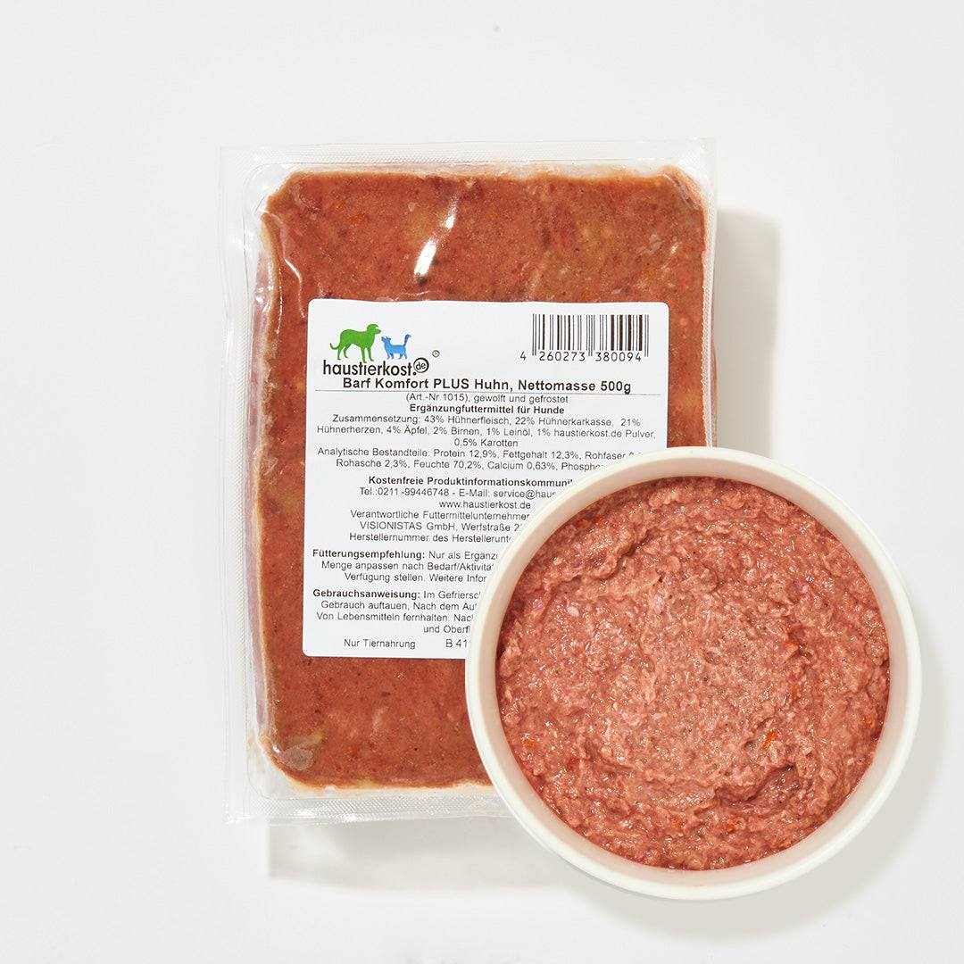 Haustierkost Kylling Komfort Plus Menu, frost 500g