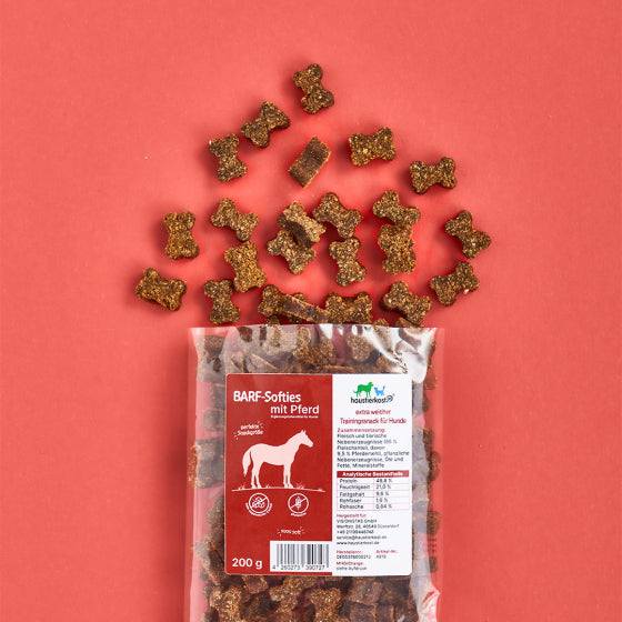 Haustierkost BARF Softies Hest, 200g