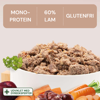 Nutriment hundemad - Mono-protein, 60% lam, glutenfri