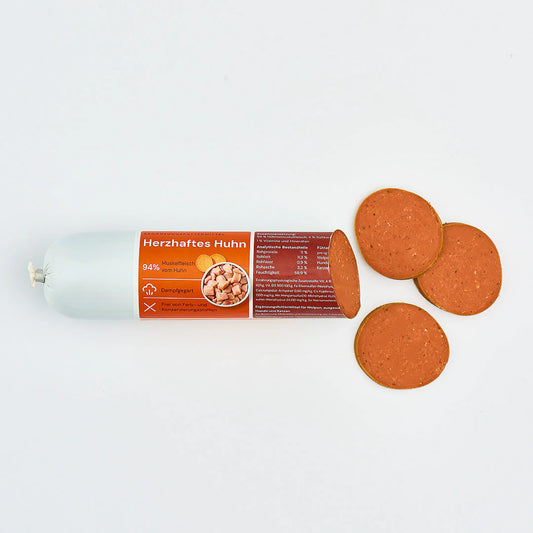 Haustierkost Træningspølse Kylling, 400g