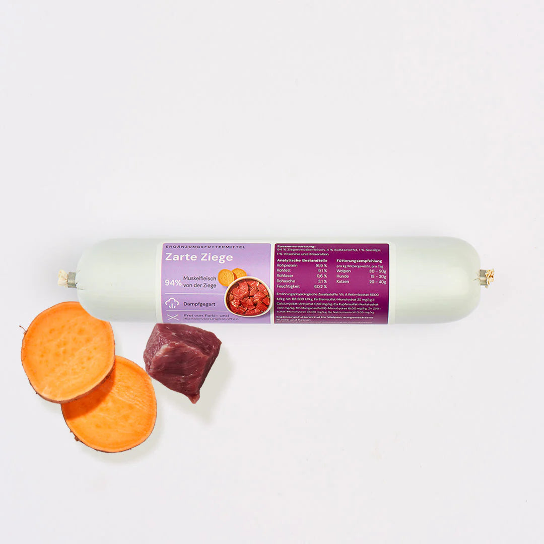 Haustierkost Træningspølse Ged, 400g