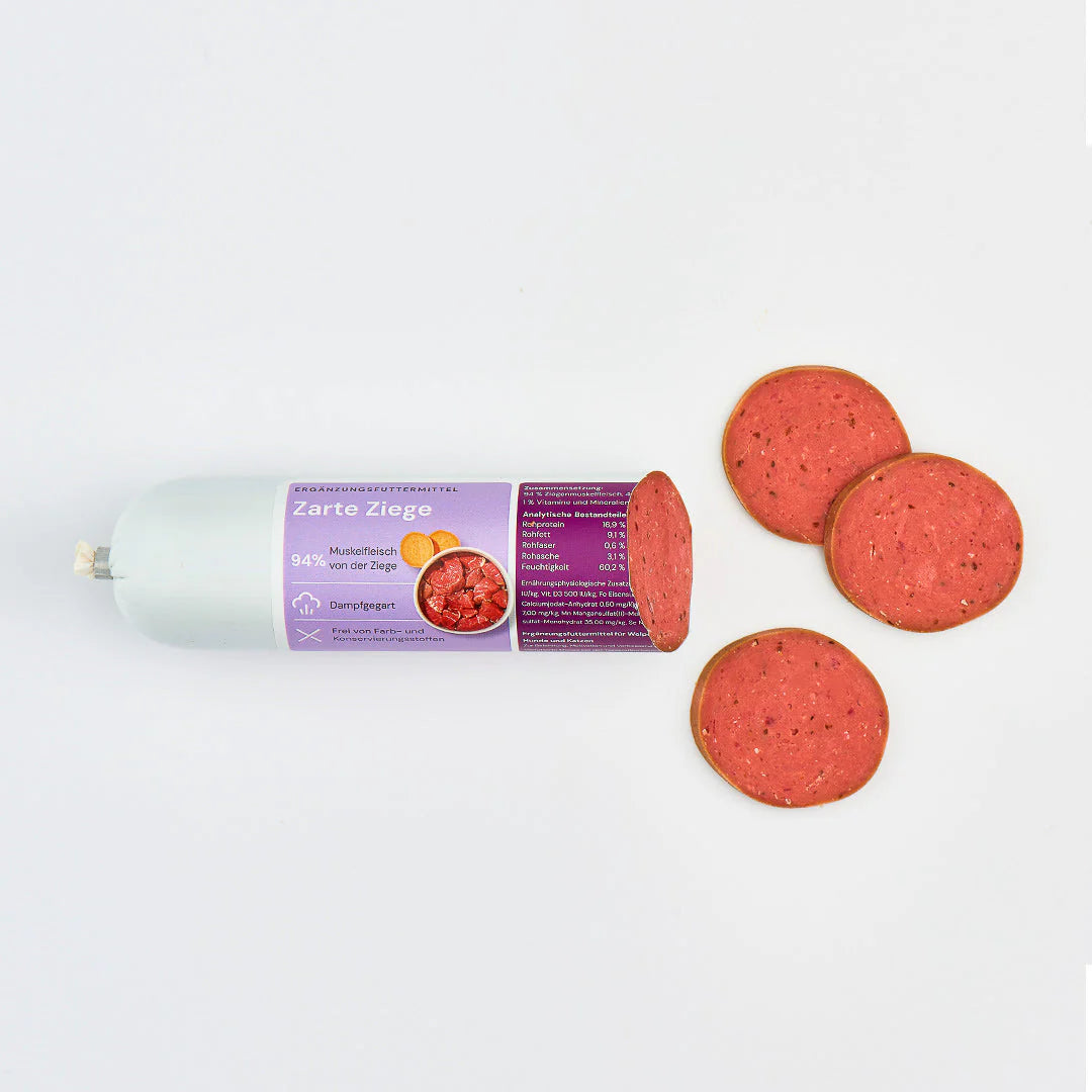 Haustierkost Træningspølse Ged, 400g