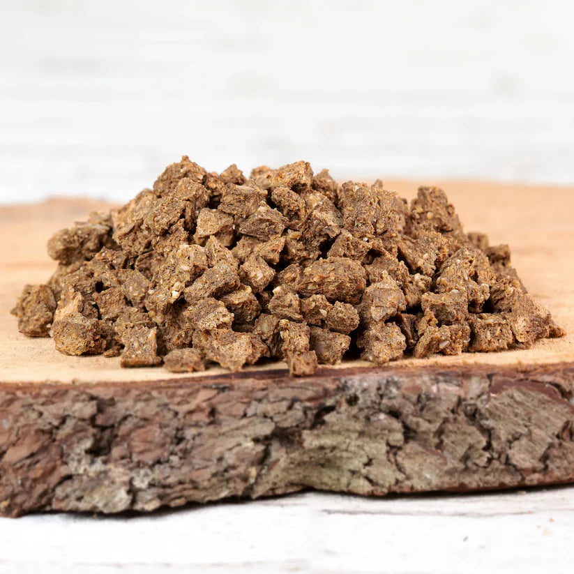 BARFGOLD Goodies Kaninkød i tern, tørret 100g