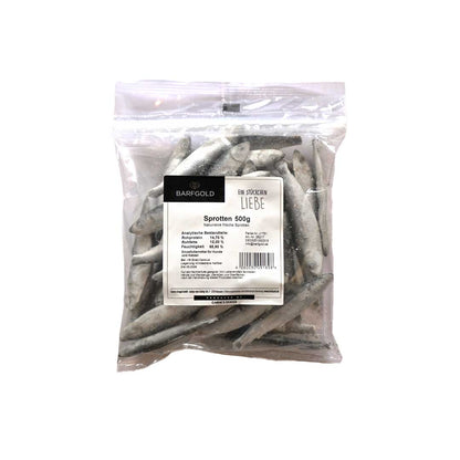 BARFGOLD Fisk, hele Brislinger, frost 500g