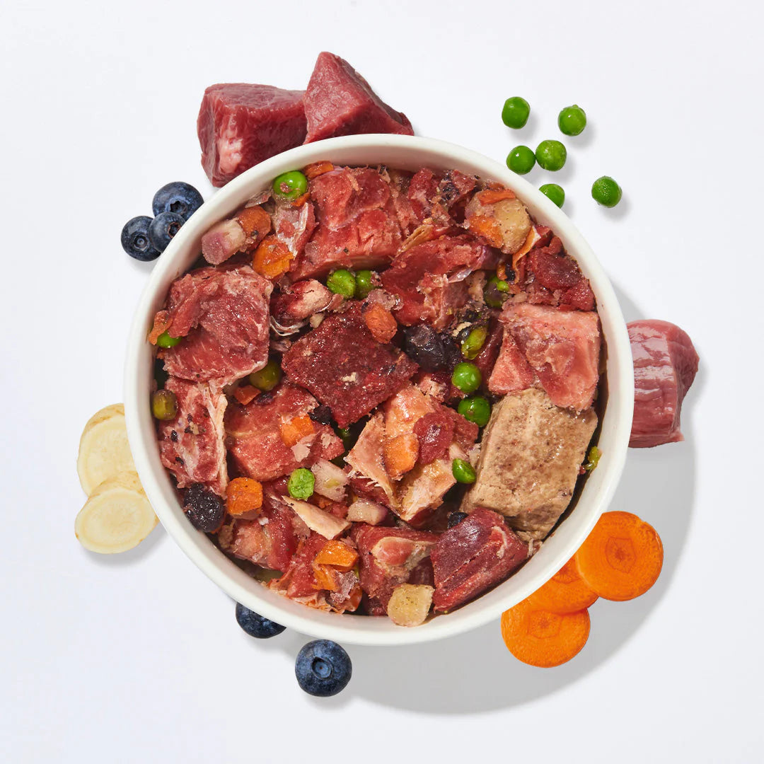 Haustierkost Hest Gourmet Plus menu, frost 800g (fedtfattig)