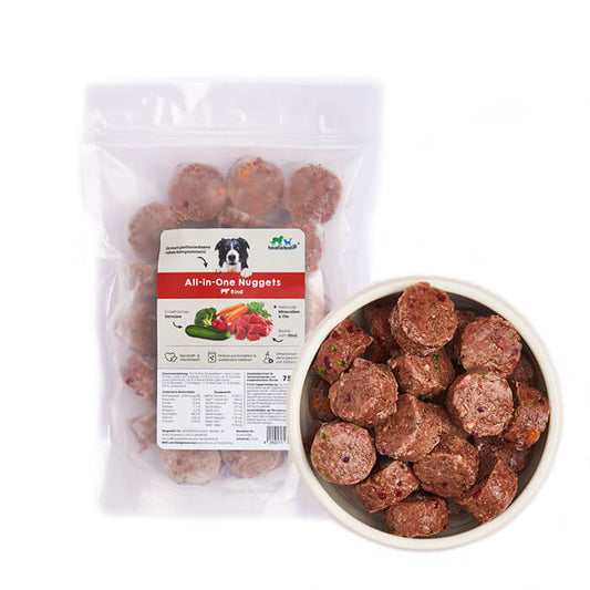 Haustierkost Okse All in One Nuggets, frost 750g