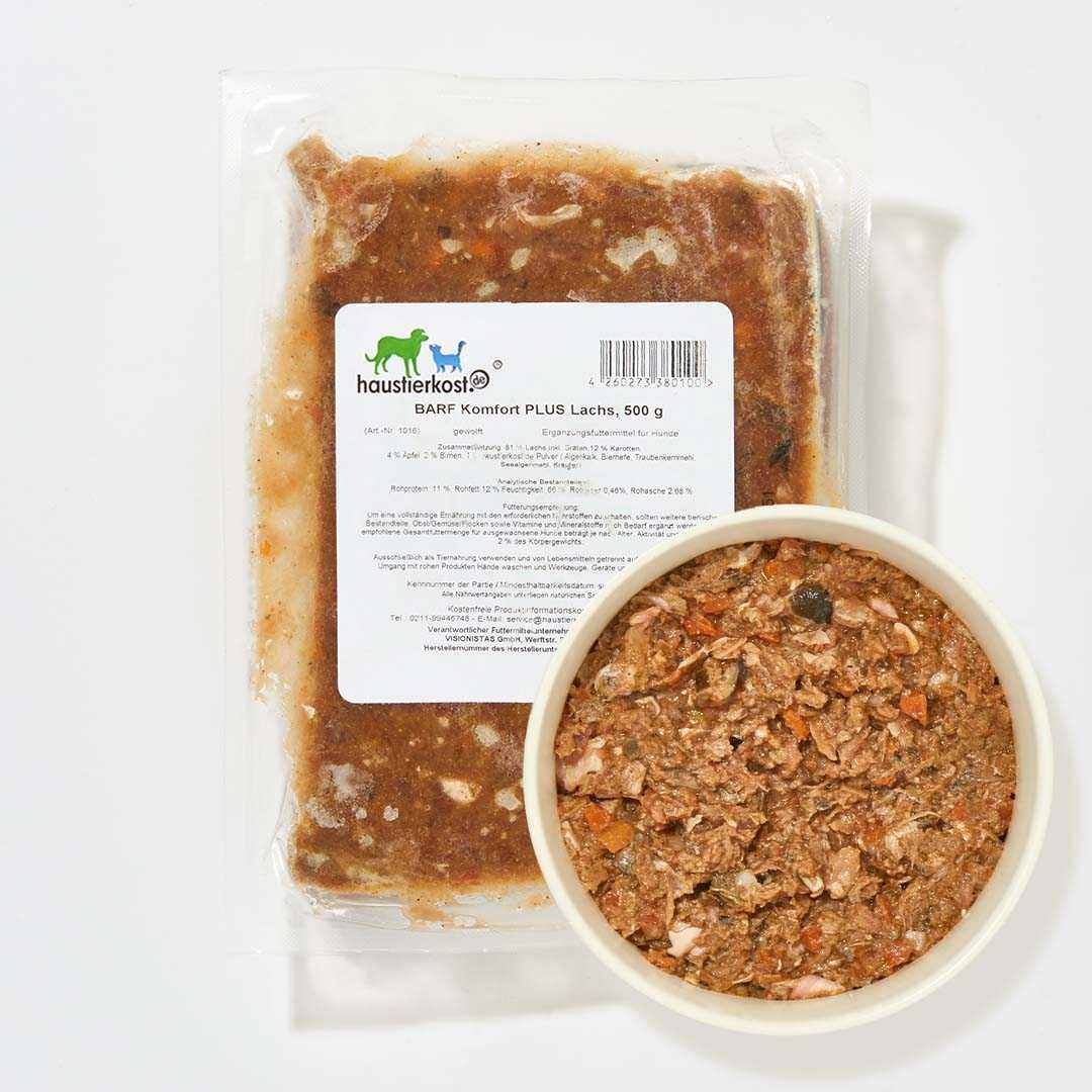 Haustierkost Laks Komfort Plus Menu, frost 500g