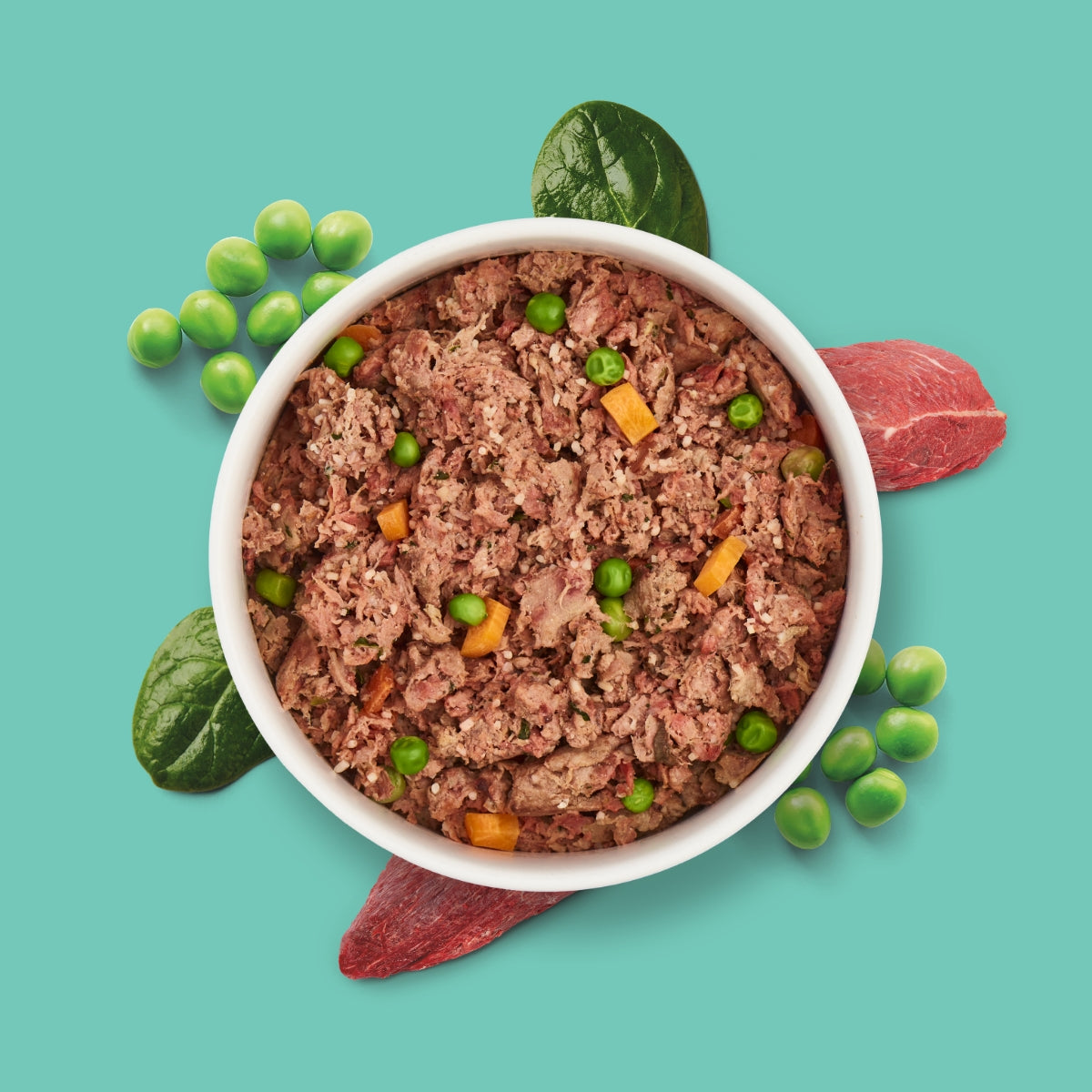 Nutriment Frisk Menu Hest med Spinat & Ærter‚ frost 400 g