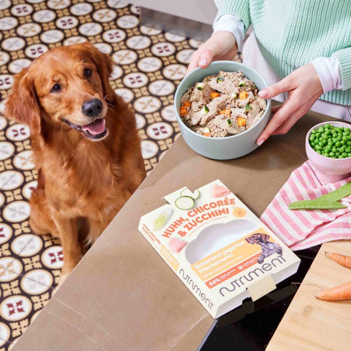 Nutriment Frisk Menu Okse med Cikorie & Broccoli‚ frost 400 g