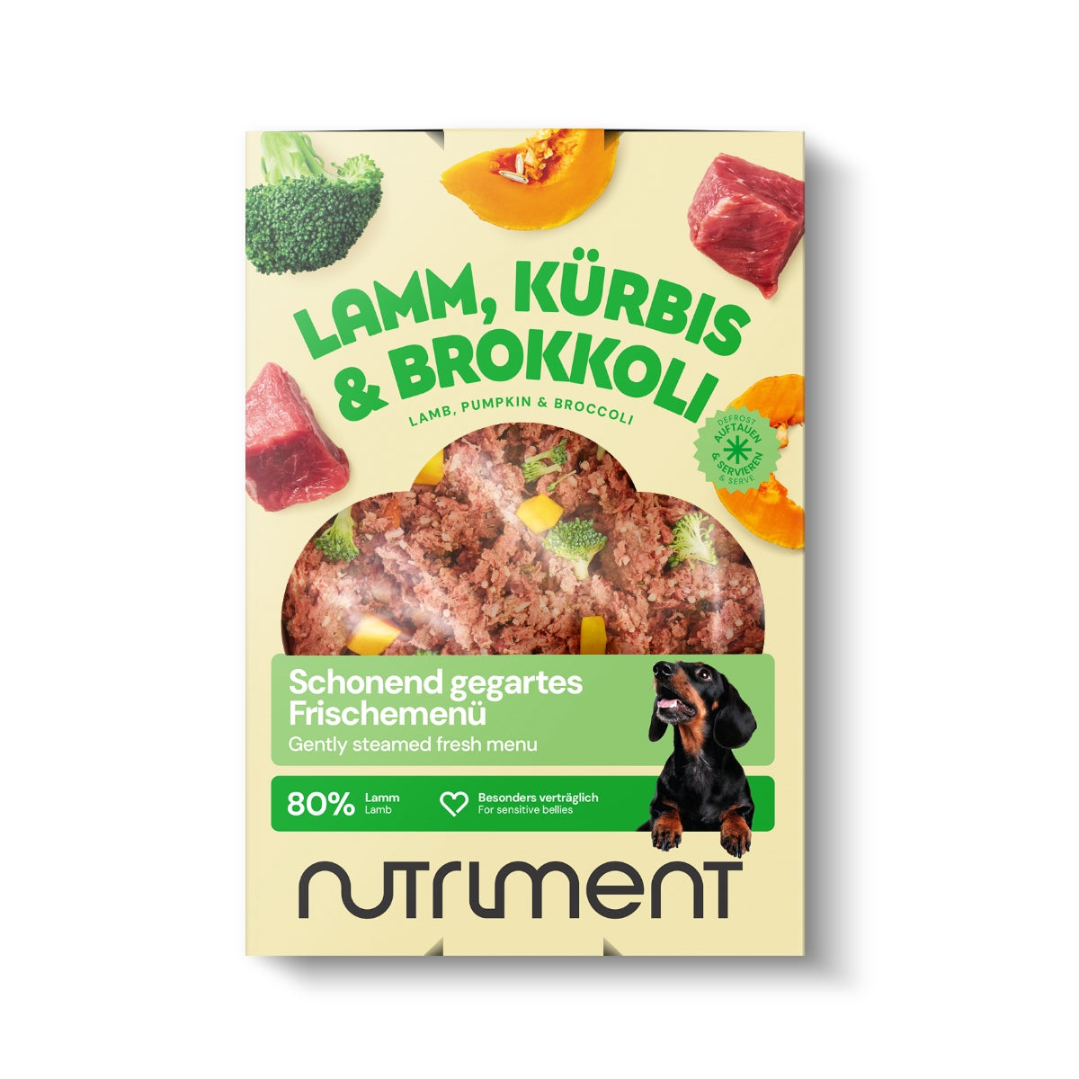 Frisk Menu Lam, Græskar & Broccoli‚ frost 400 g | Nutriment | Nutriment ...