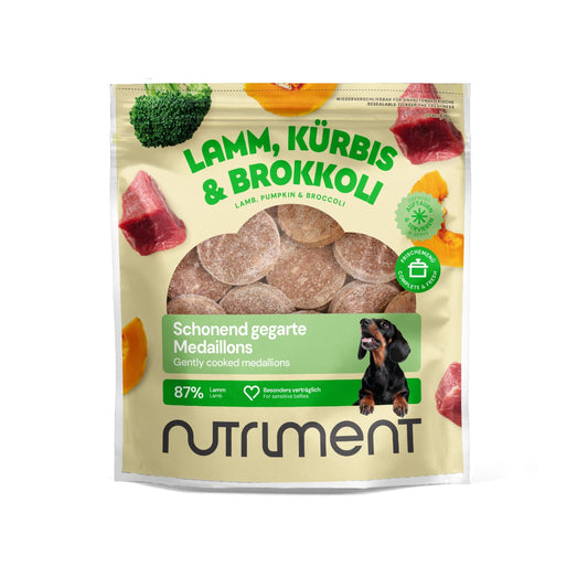 Nutriment Frisk Menu Medaljoner Lam med Græskar & Broccoli‚ frost 800 g