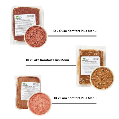 Haustierkost Komfort Plus - Okse, Laks & Lam (Indhold 15 kg)