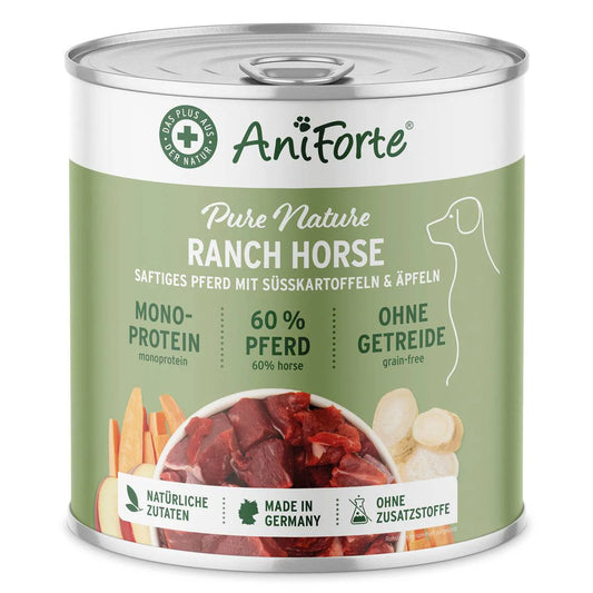 AniForte Vådfoder Ranch Hest (Hest med sød kartoffel & æble) 400g