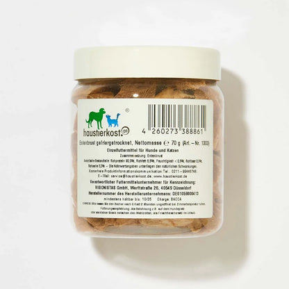 Haustierkost Andebryst, frysetørret 70g