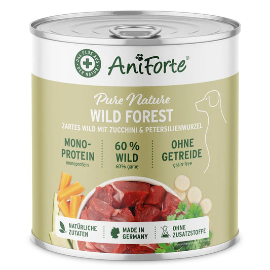 AniForte Vådfoder Wildforest (Vildt med zucchini) 400g