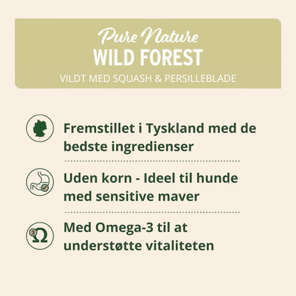 AniForte Vådfoder Wildforest (Vildt med zucchini) 400g